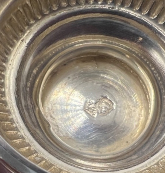 Pair Of Miniature Wedding Bowls Forming Salerons-photo-2