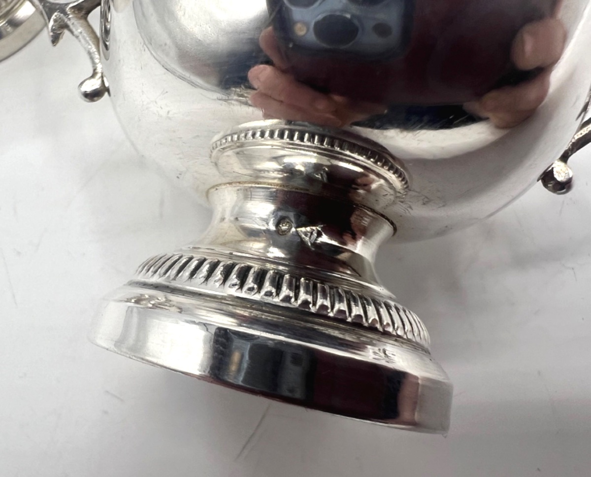 Pair Of Miniature Wedding Bowls Forming Salerons-photo-3