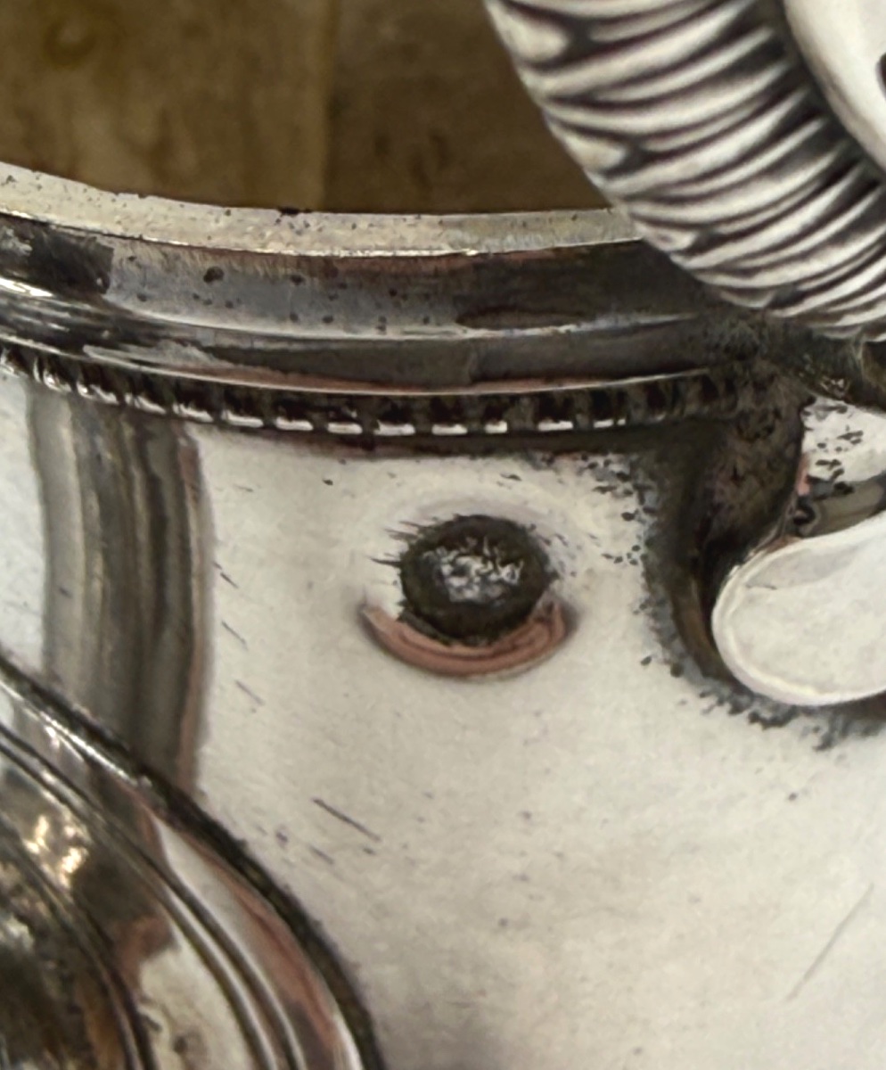 Self-serving Silver Jug 19th Century-photo-3