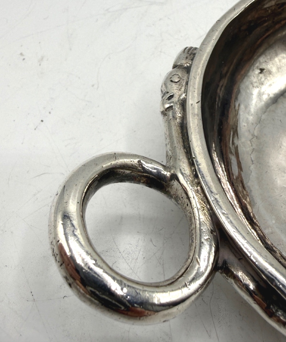 Solid Silver Wine Tasting 18th Century-photo-1