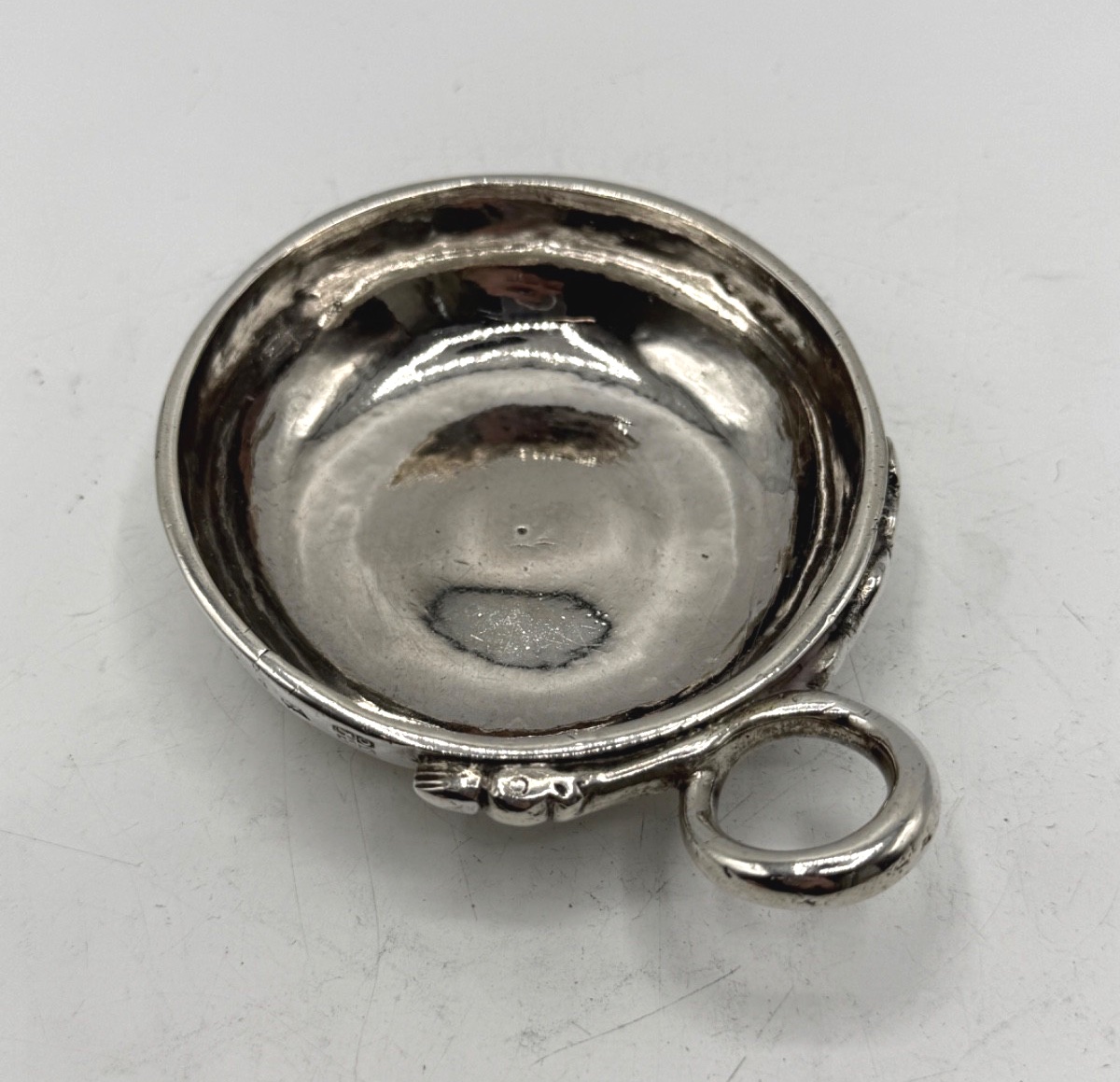 Solid Silver Wine Tasting 18th Century-photo-5