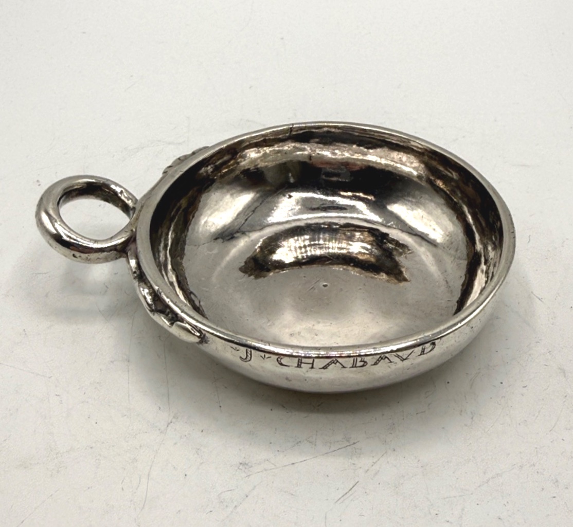 Solid Silver Wine Tasting 18th Century-photo-6