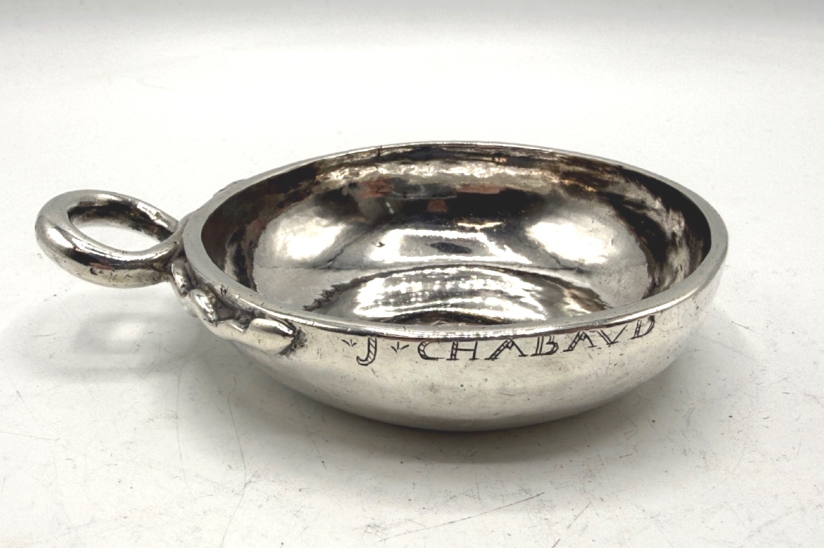 Solid Silver Wine Tasting 18th Century