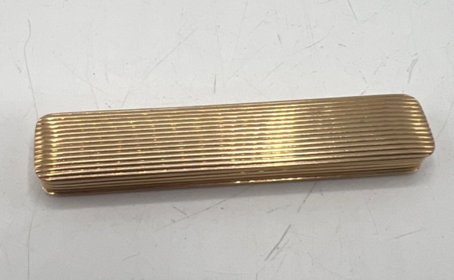 Rectangular Box In Yellow Gold