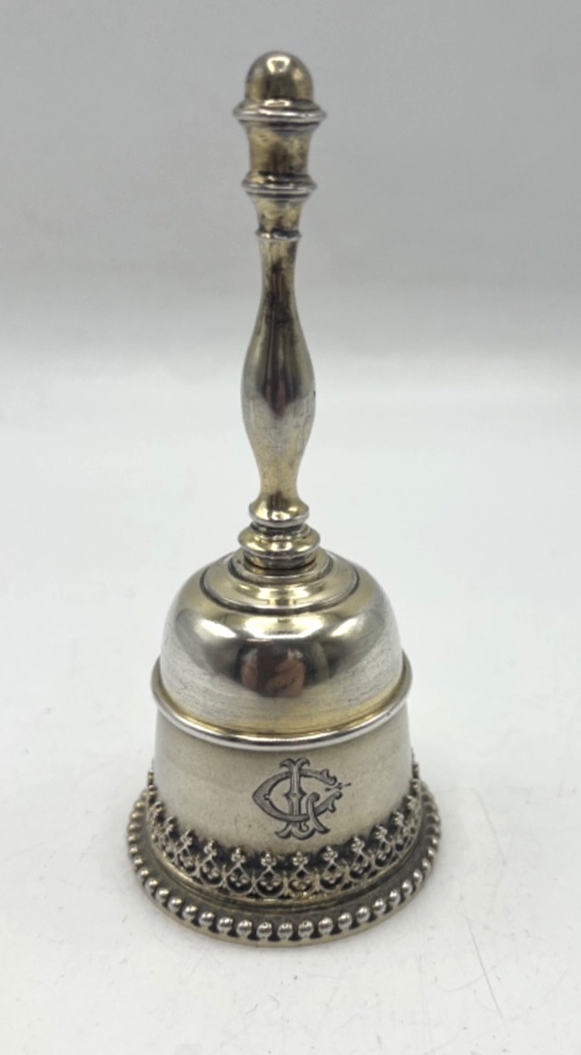 Table Bell In Sterling Silver And Vermeil