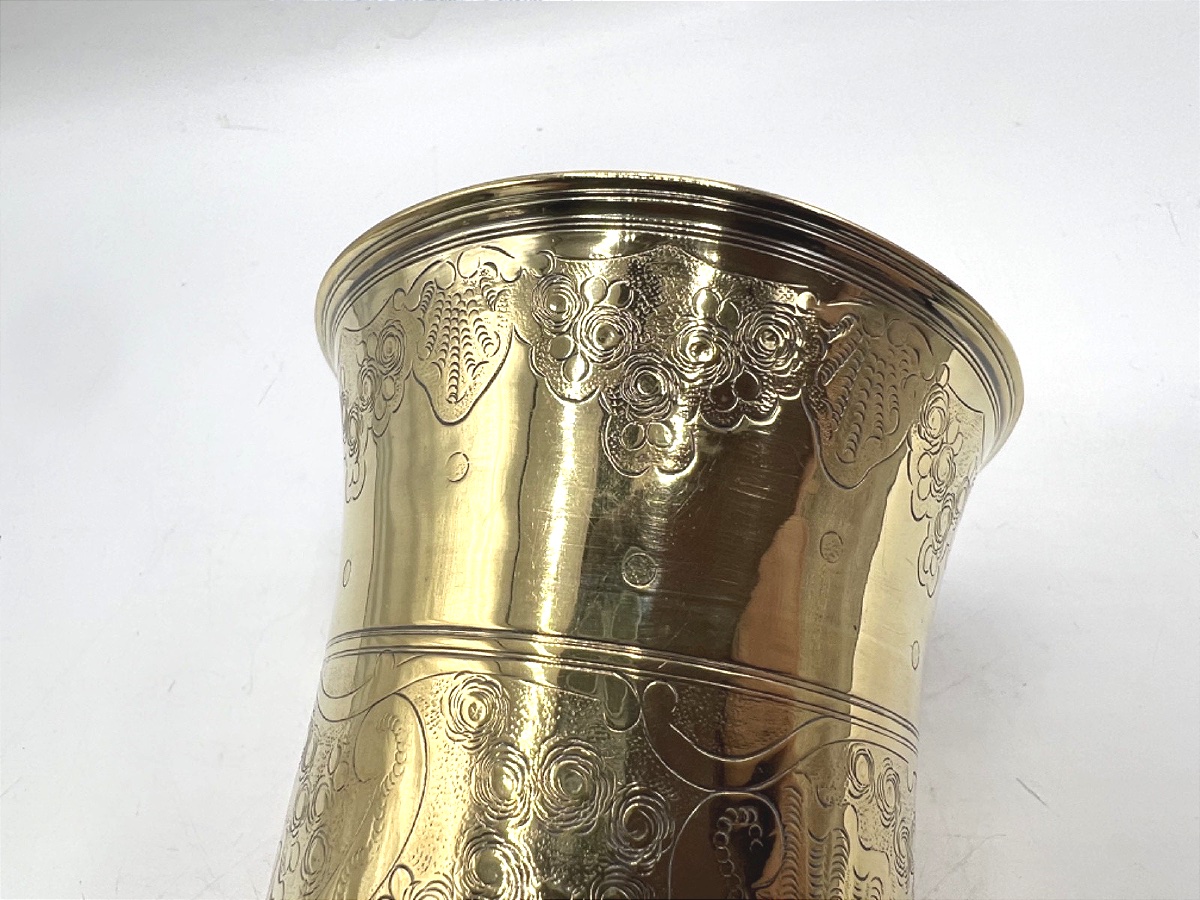 18th Century Vermeil Tulip Tumbler-photo-1