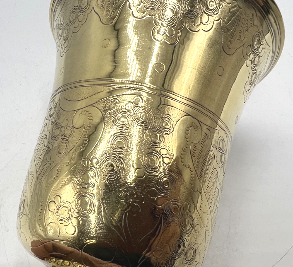 18th Century Vermeil Tulip Tumbler-photo-4