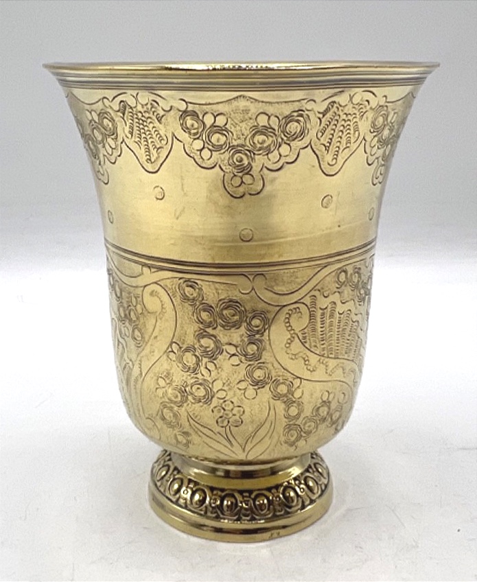 18th Century Vermeil Tulip Tumbler