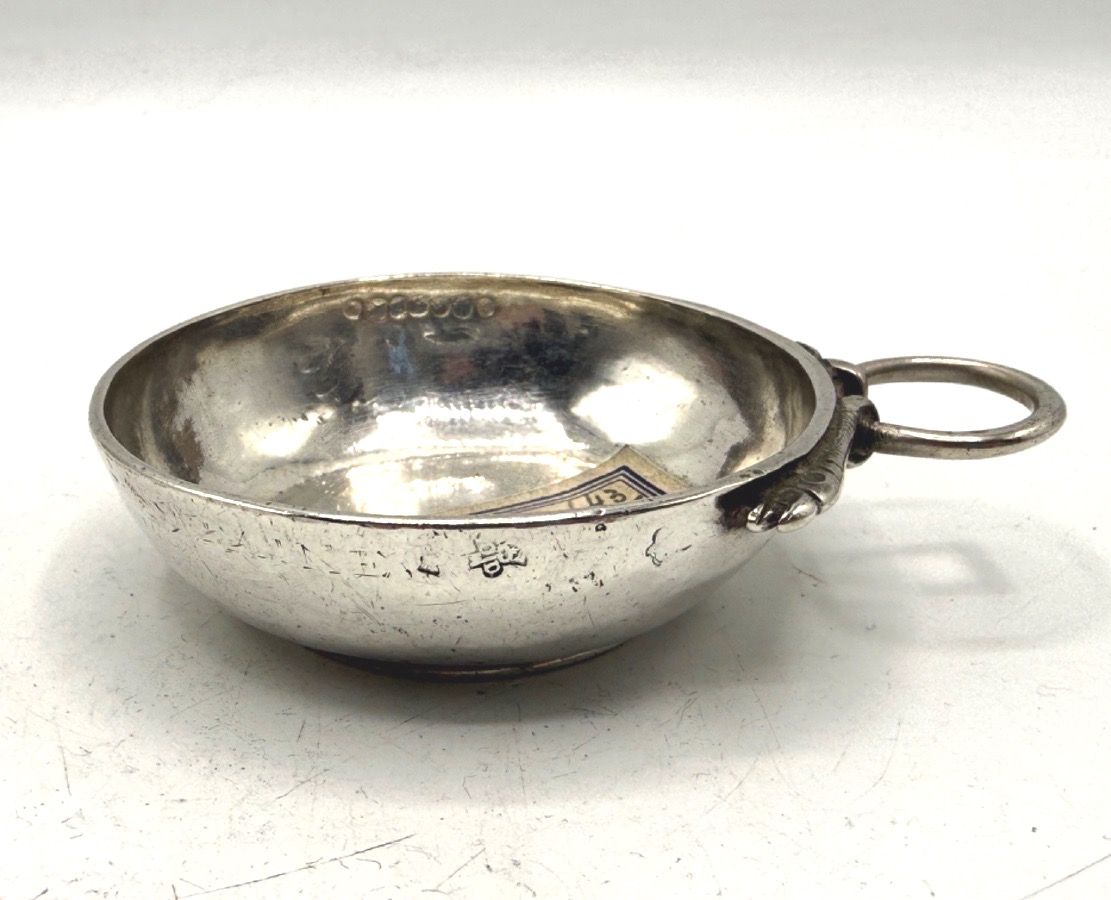 Solid Silver Wine Tasting 18th Century, Angers-photo-3