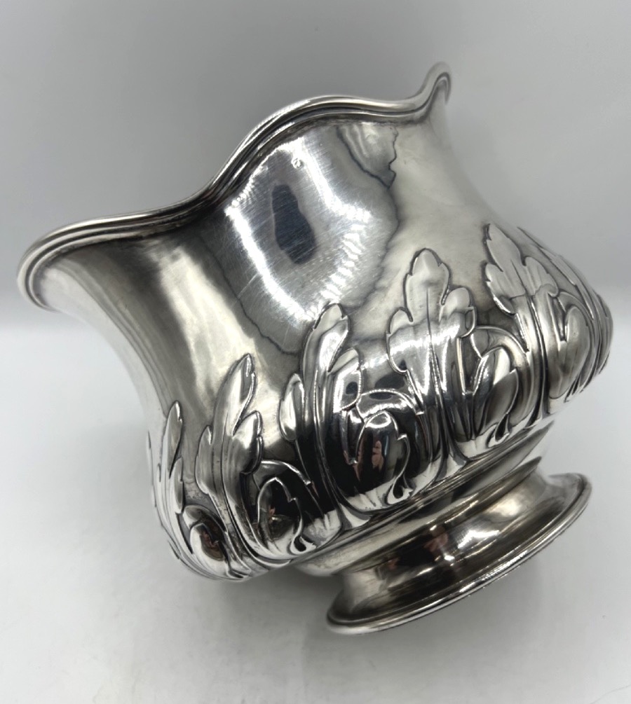 Solid Silver Ice Or Champagne Bucket By Froment Meurice-photo-5