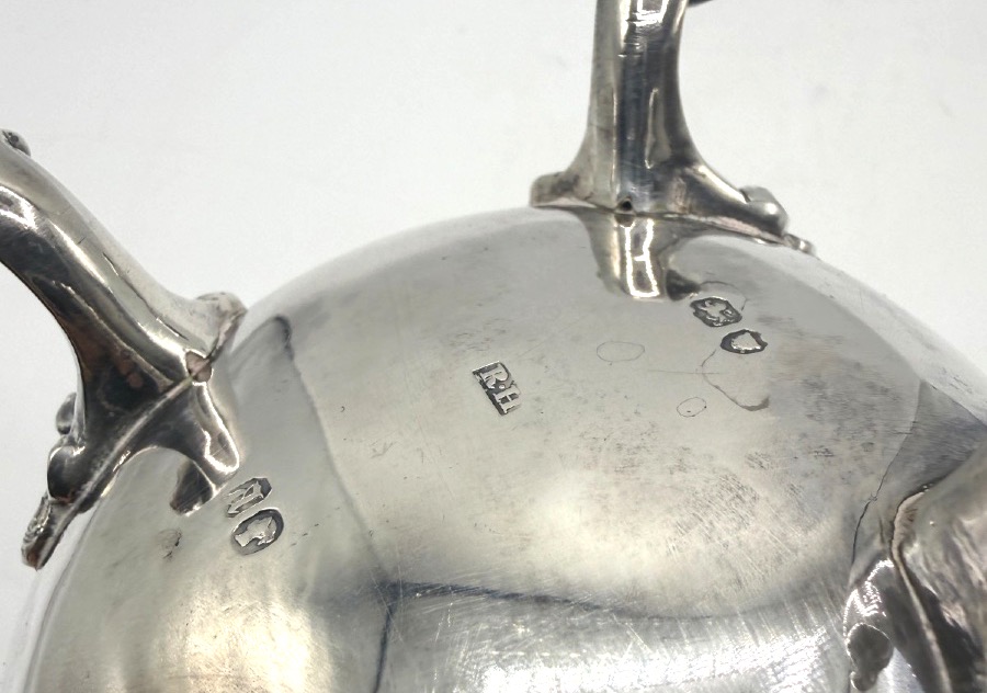 Solid Silver And Vermeil Pitcher Decorated With Stag And Mascarons-photo-2