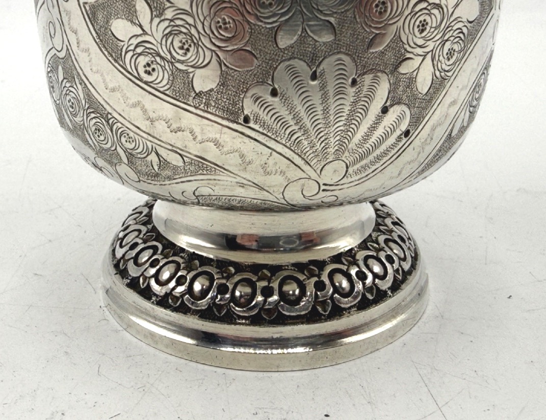 Solid Silver Tulip Tumbler 18th Century Paris By Fontaine-photo-2