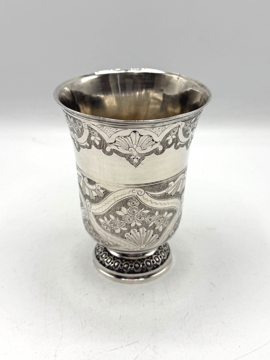 Solid Silver Tulip Tumbler 18th Century Paris By Fontaine