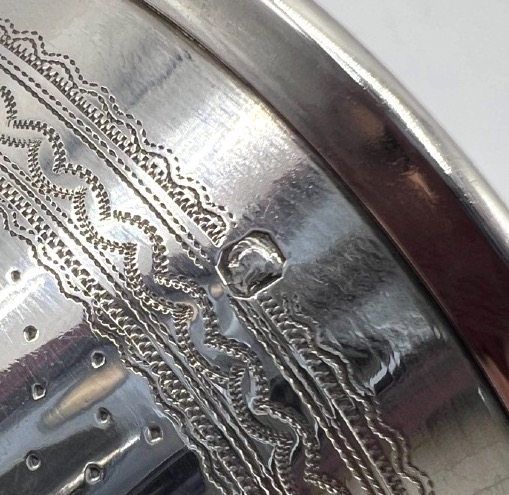 Coupe piédouche ou calice en argent massif-photo-2