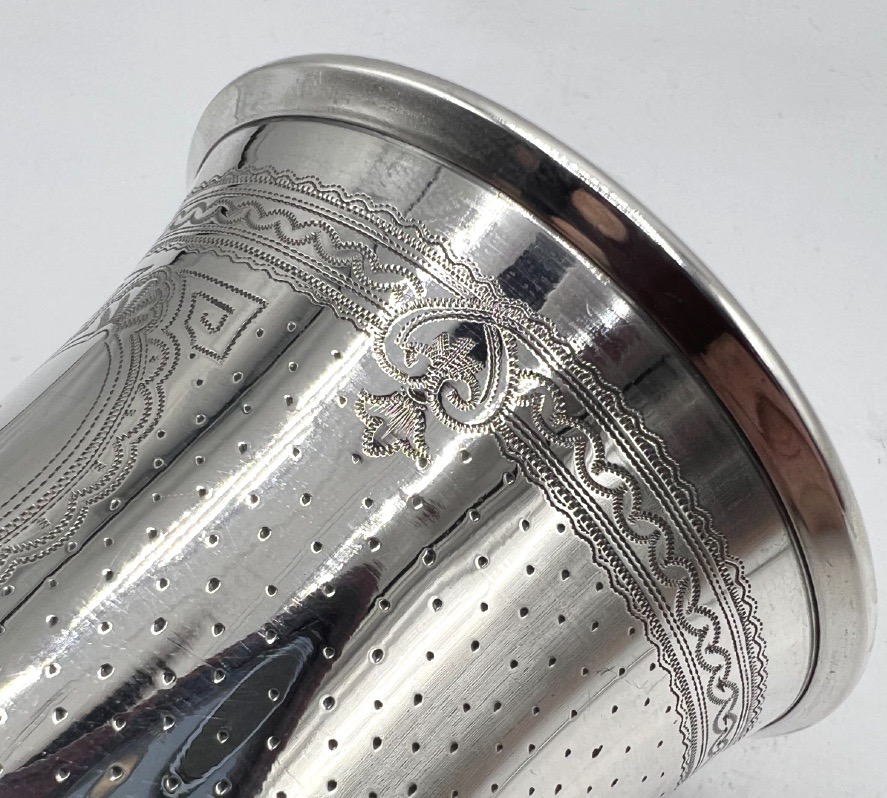Coupe piédouche ou calice en argent massif-photo-4