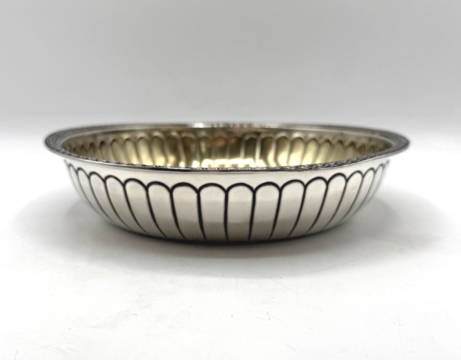 Solid Silver And Vermeil Bowl Or Salad Bowl-photo-3