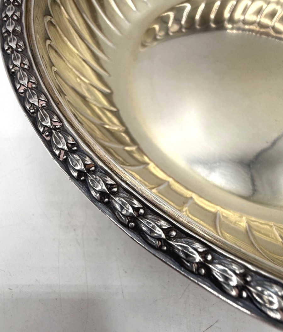 Solid Silver And Vermeil Bowl Or Salad Bowl-photo-4