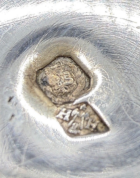 Solid Silver Coffee Cup And Saucer By Hack Et Hourdequin-photo-3