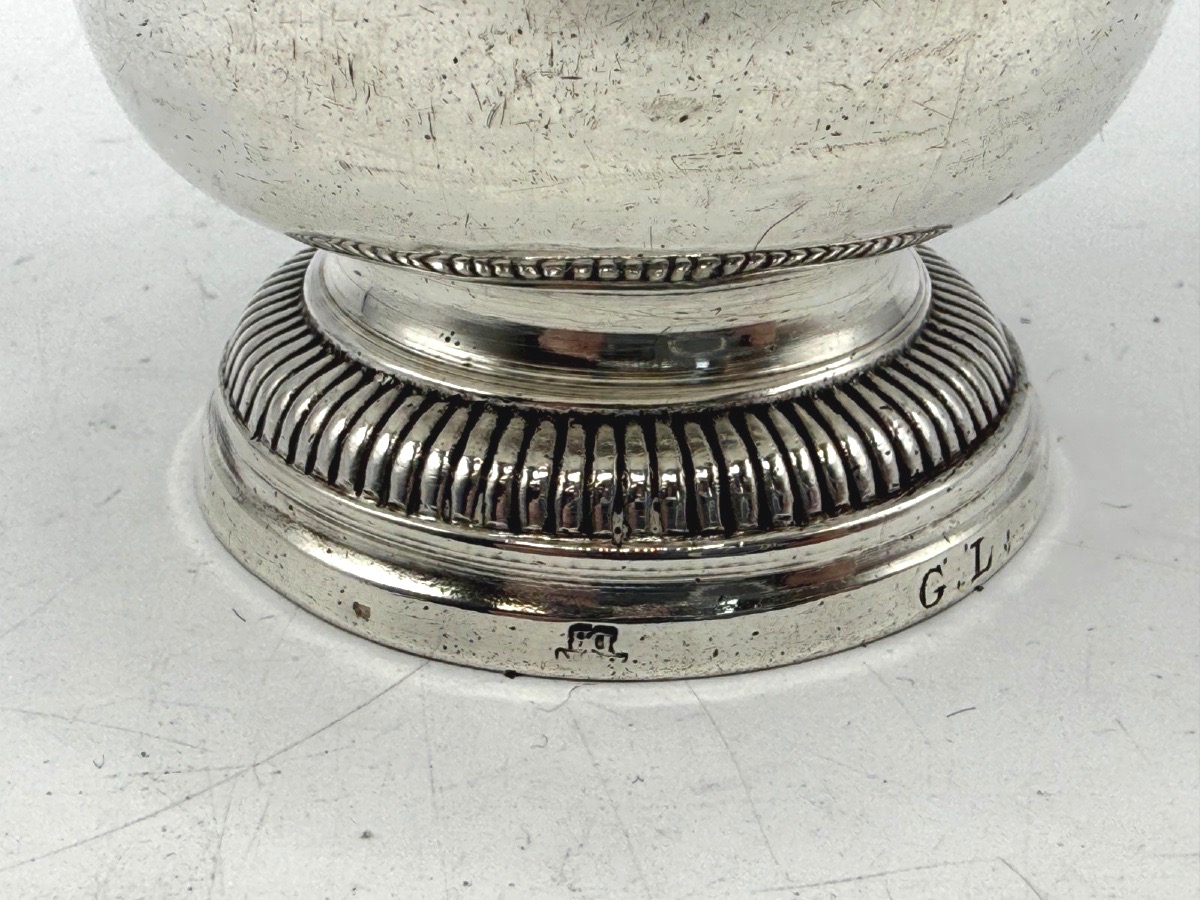 Timbale en argent massif époque 18ème, Paris 1760-photo-3