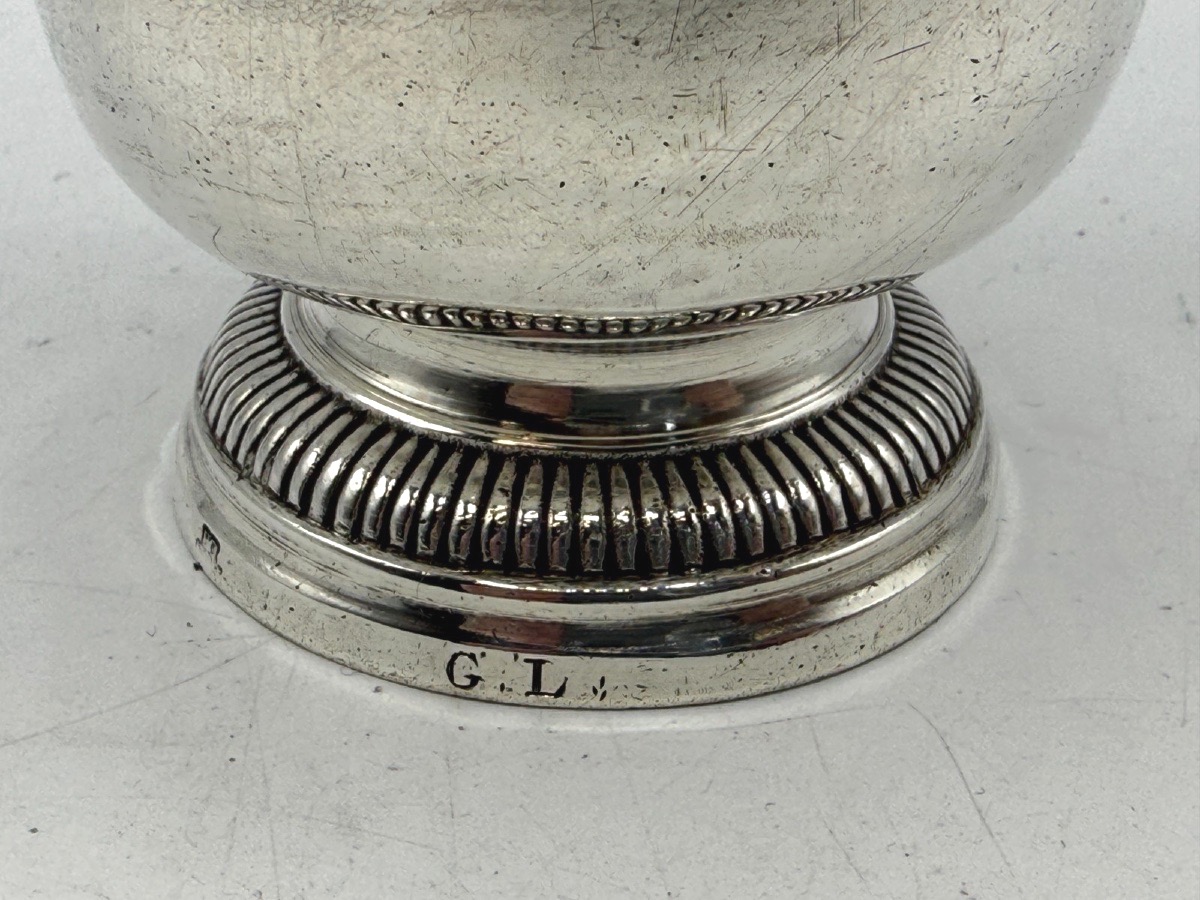 Timbale en argent massif époque 18ème, Paris 1760-photo-4