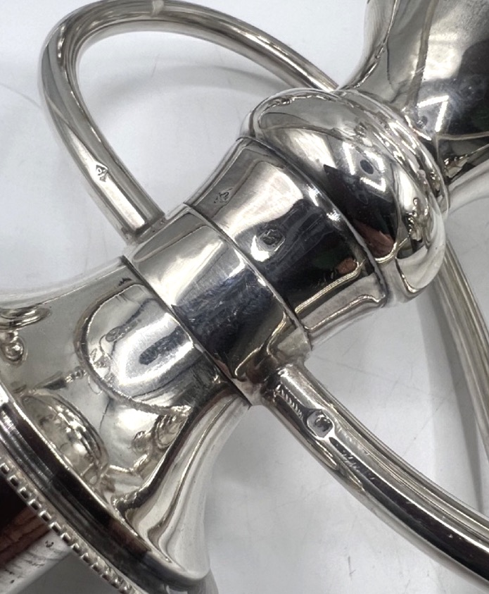 Pair Of 3-light Solid Silver Candelabras By Odiot-photo-3