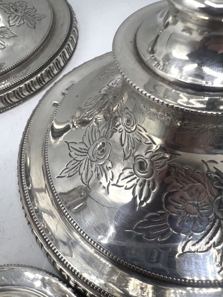Pair Of 3-light Solid Silver Candelabras By Odiot-photo-4