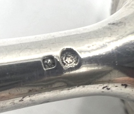 Coupe sur pied en argent massif -photo-3