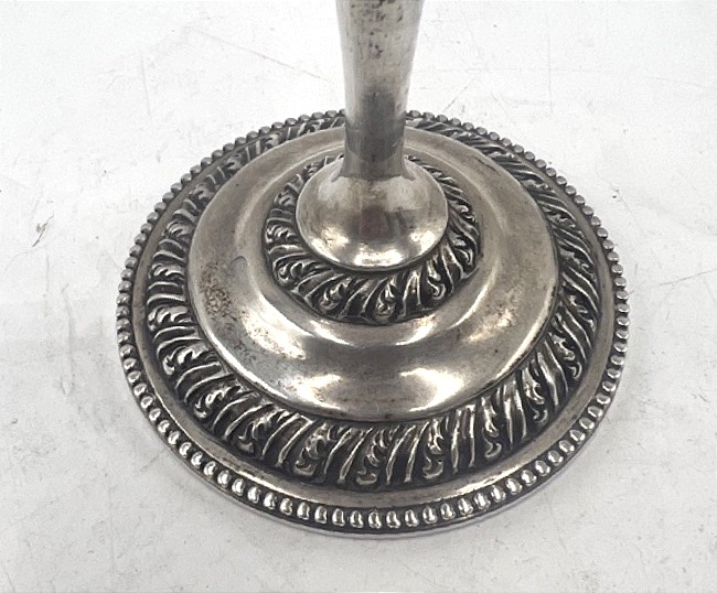 Coupe sur pied en argent massif -photo-2