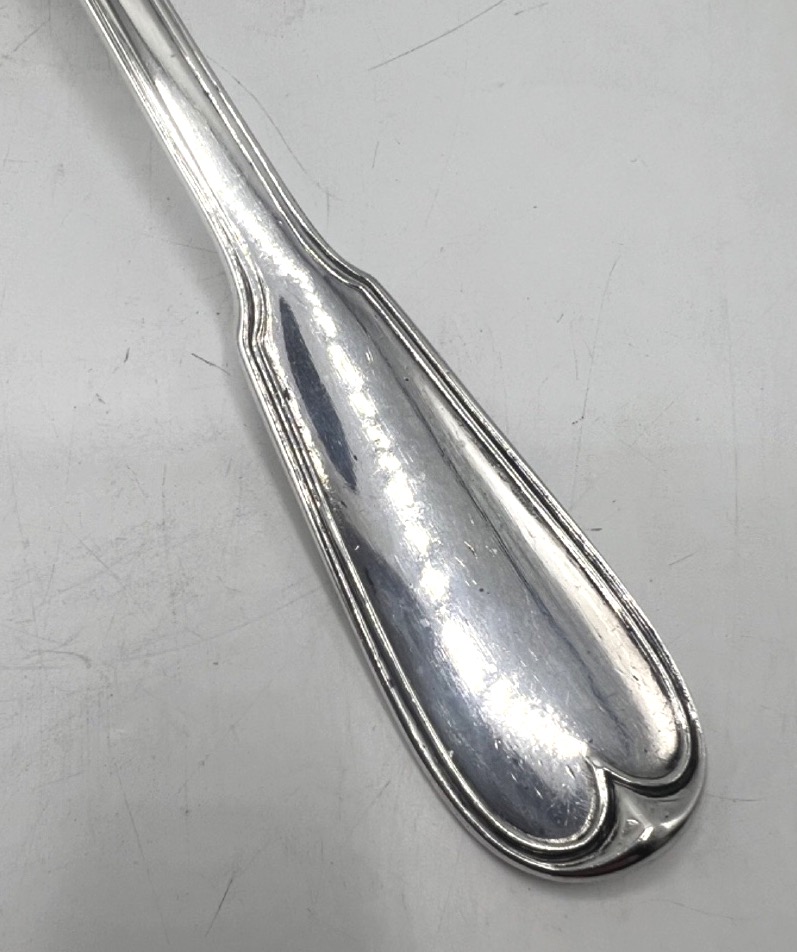 Cuillère à ragout en argent massif époque 18ème, Paris 1767-photo-3