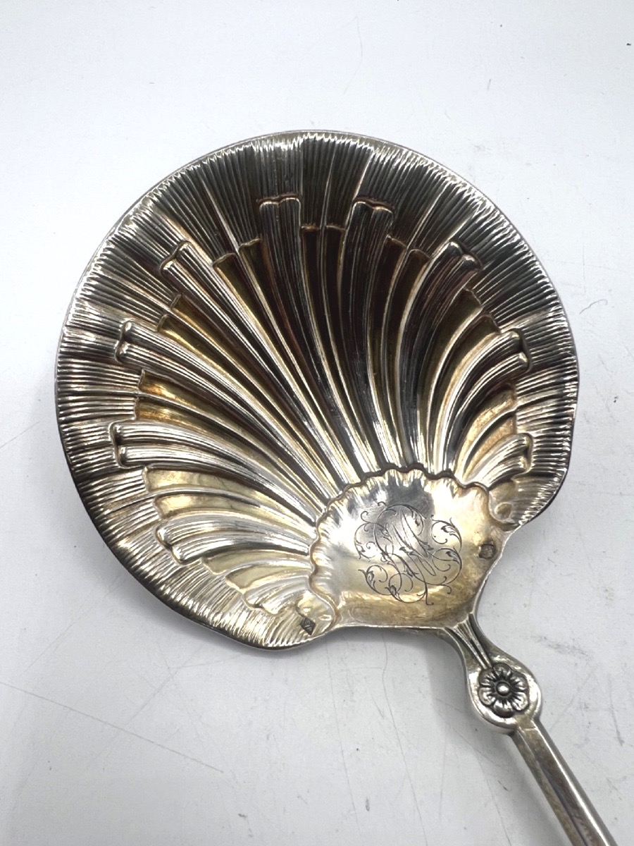Solid Silver And Vermeil Strawberry Spoon By Puiforcat-photo-1