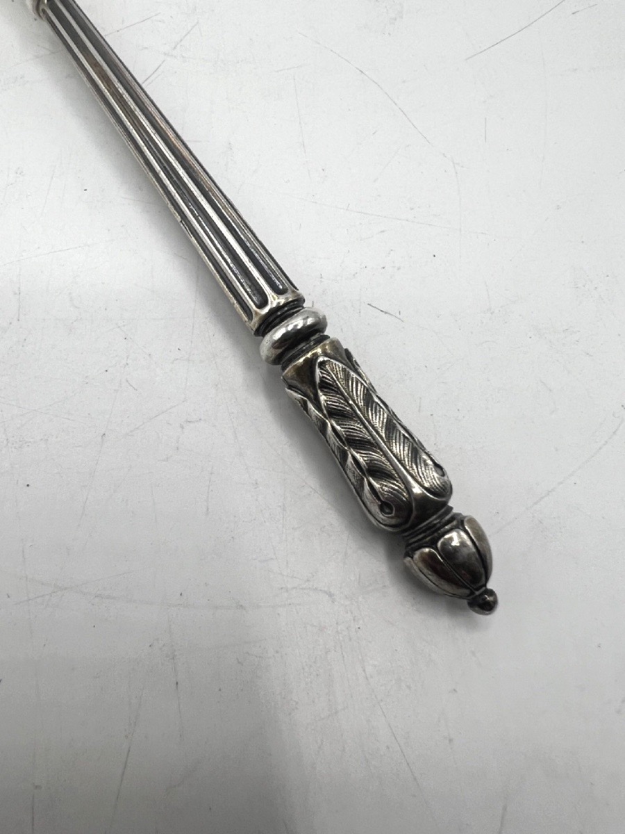 Solid Silver And Vermeil Strawberry Spoon By Puiforcat-photo-2