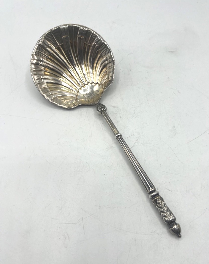 Solid Silver And Vermeil Strawberry Spoon By Puiforcat