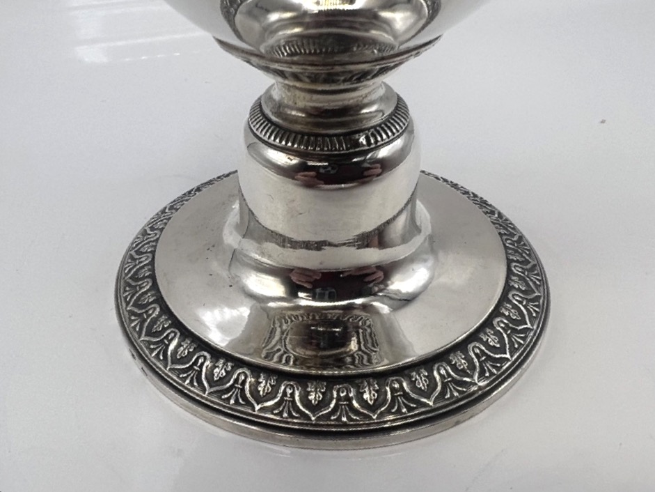 19th-century Solid Silver Coffee Pot With Animal Motifs-photo-3