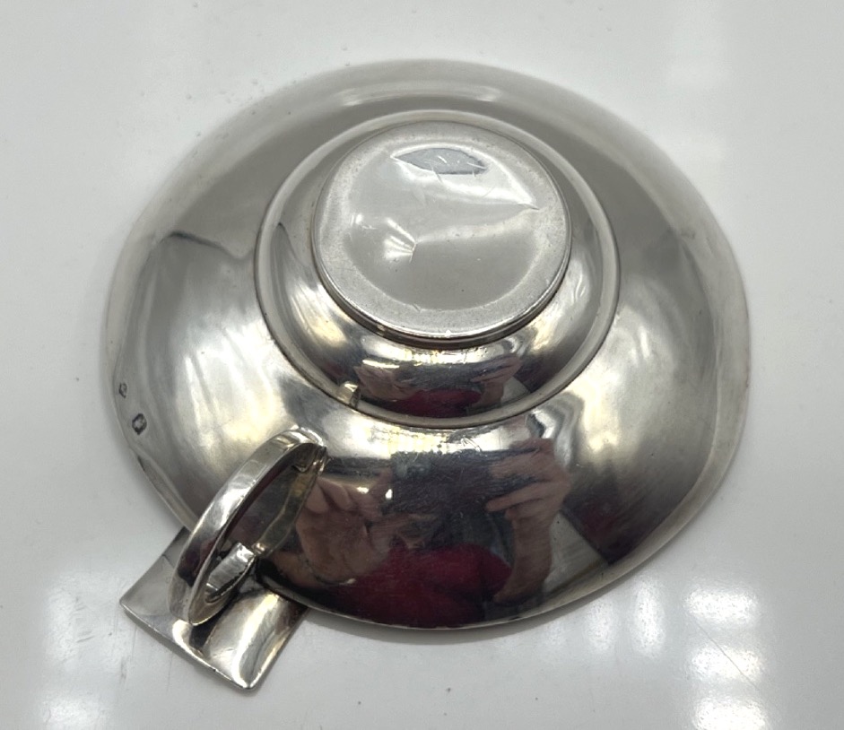 Art Deco Solid Silver Wine Set By Ravinet d'Enfert-photo-3