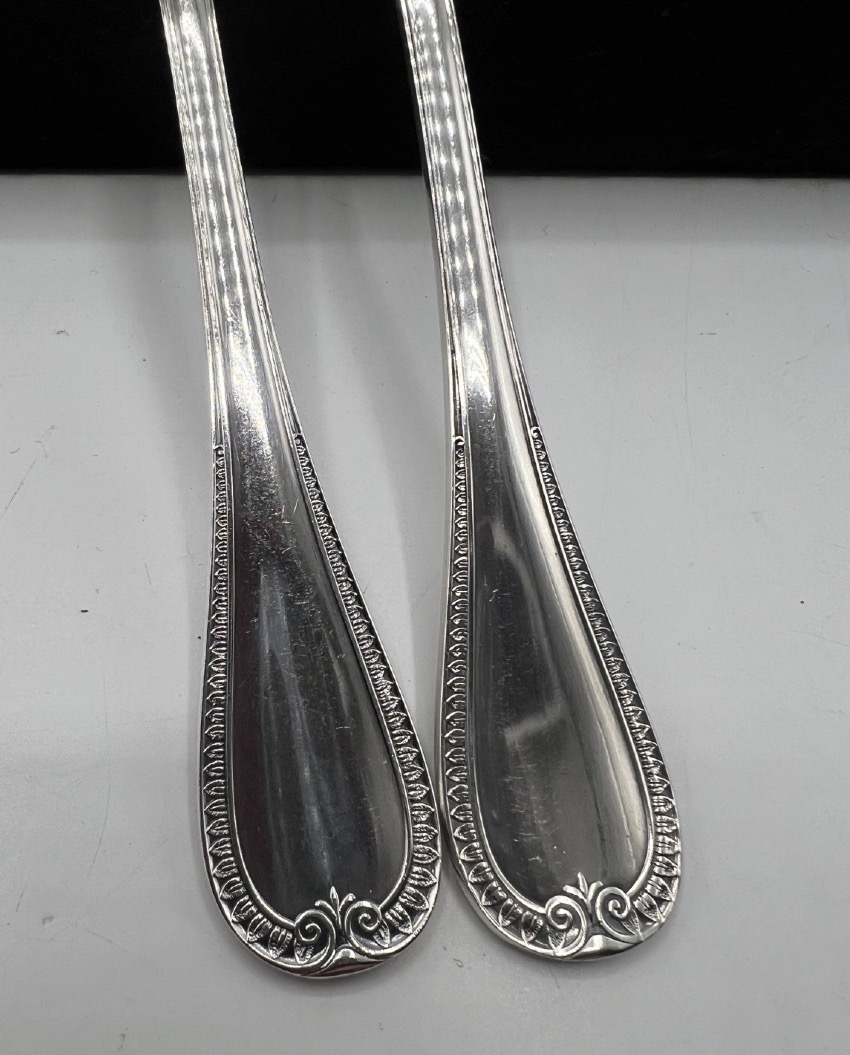 Set Of 6 Malmaison Christofle Fish Cutlery Pieces-photo-3