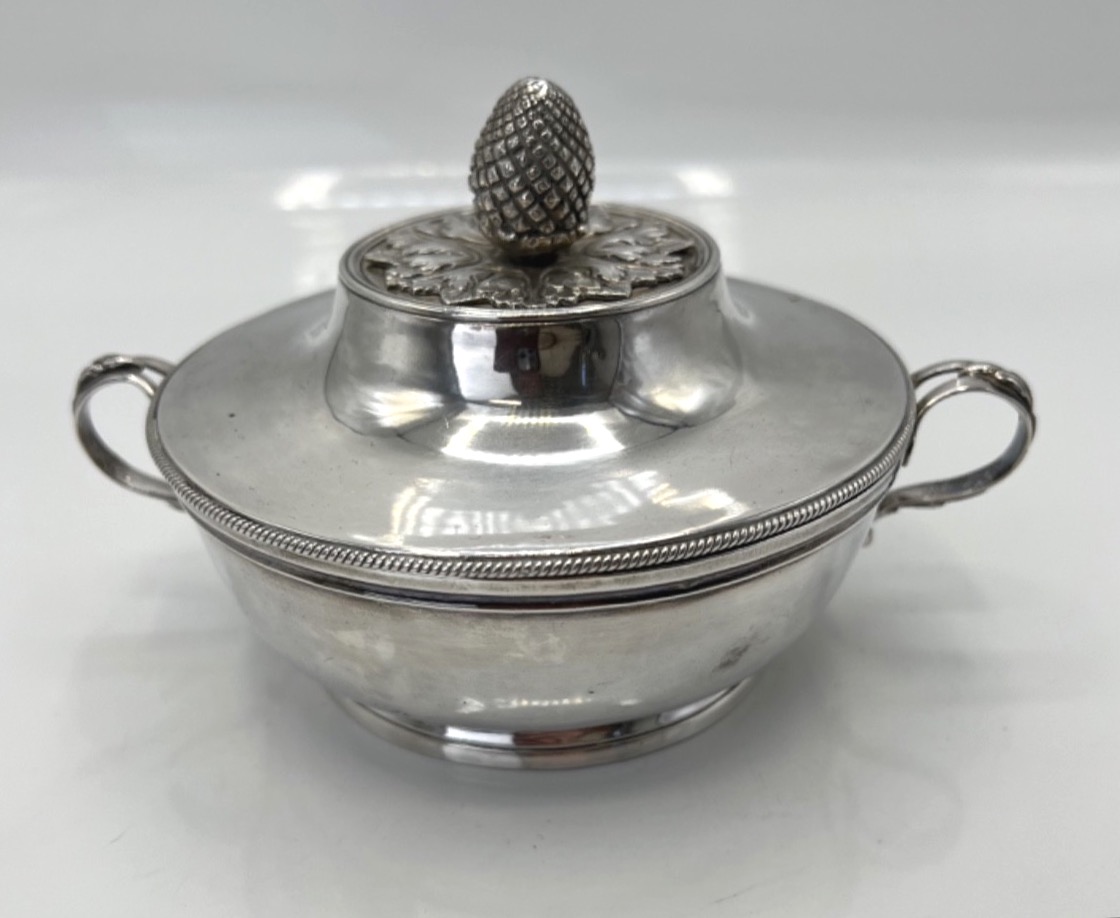 18th-century Solid Silver Covered Soup Tureen