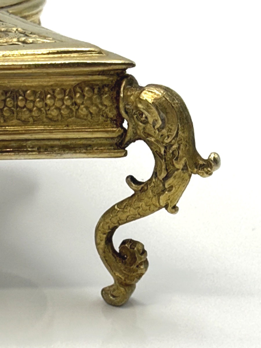 Pair Of 19th-century Vermeil Tripod Cups, By Bossard-photo-3