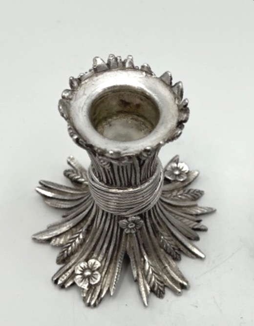 Pair Of Solid Silver Candlesticks By Puiforcat-photo-1