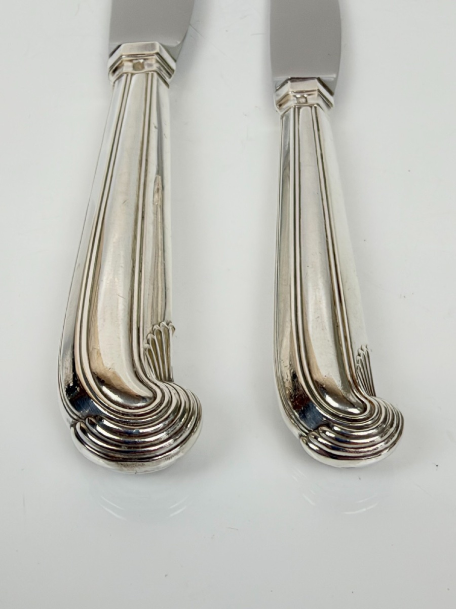 Set Of 24 18th-century-style Cross-handled Knives By Boin-taburet-photo-8