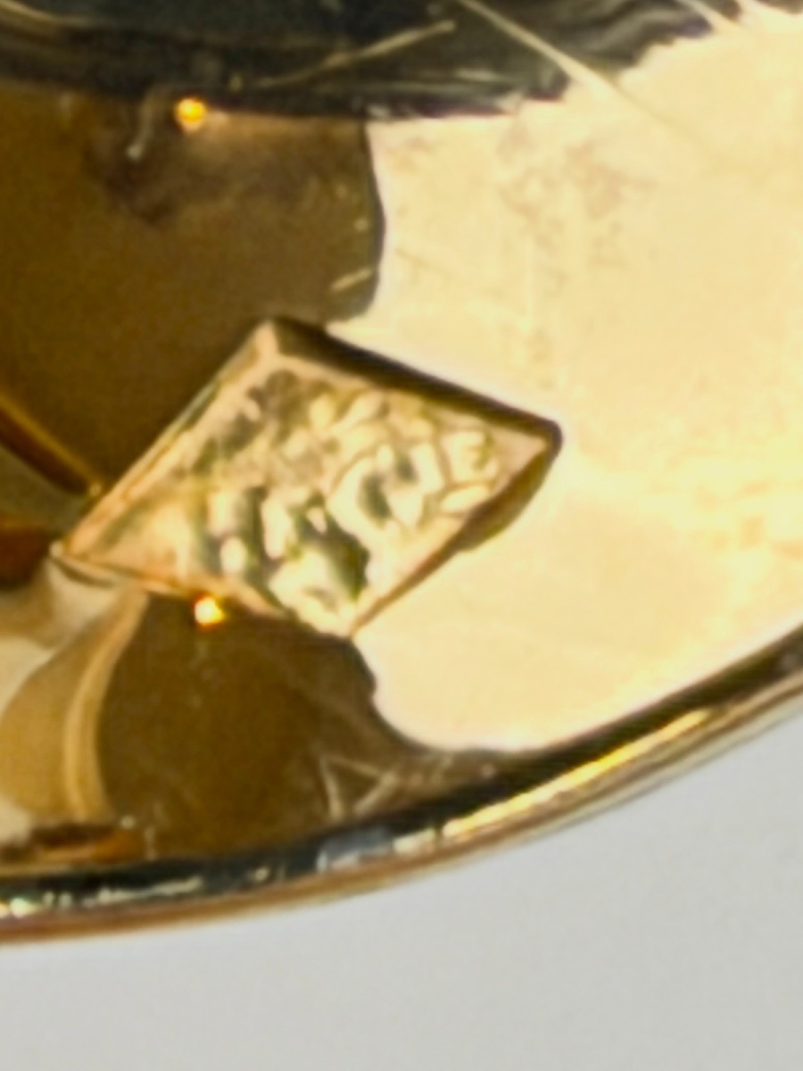 Set Of 12 Vermeil Mocha Spoons By Hénin-photo-3