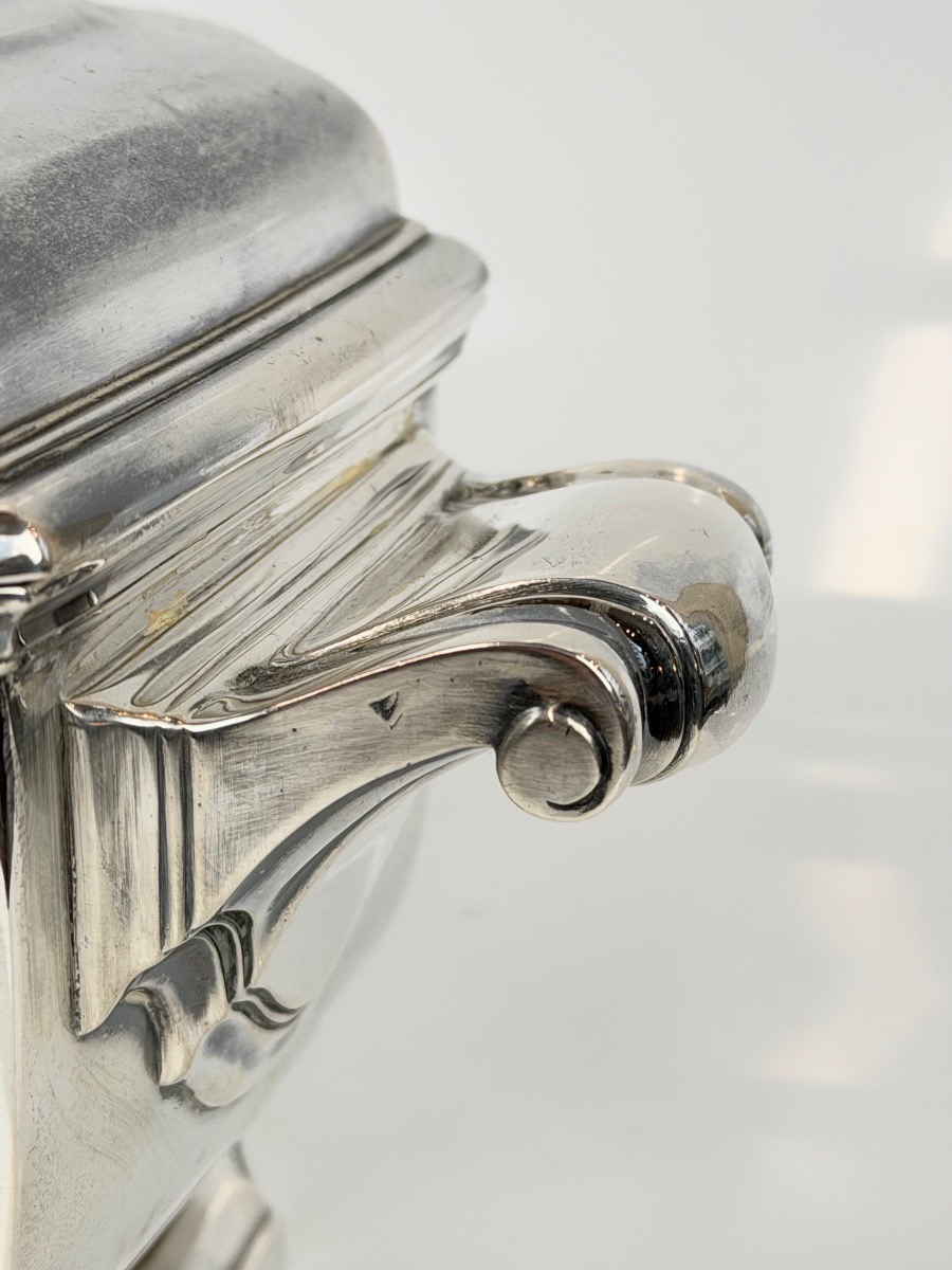 Solid Silver Terrine Or Vegetable Dish By Lapparra-photo-2