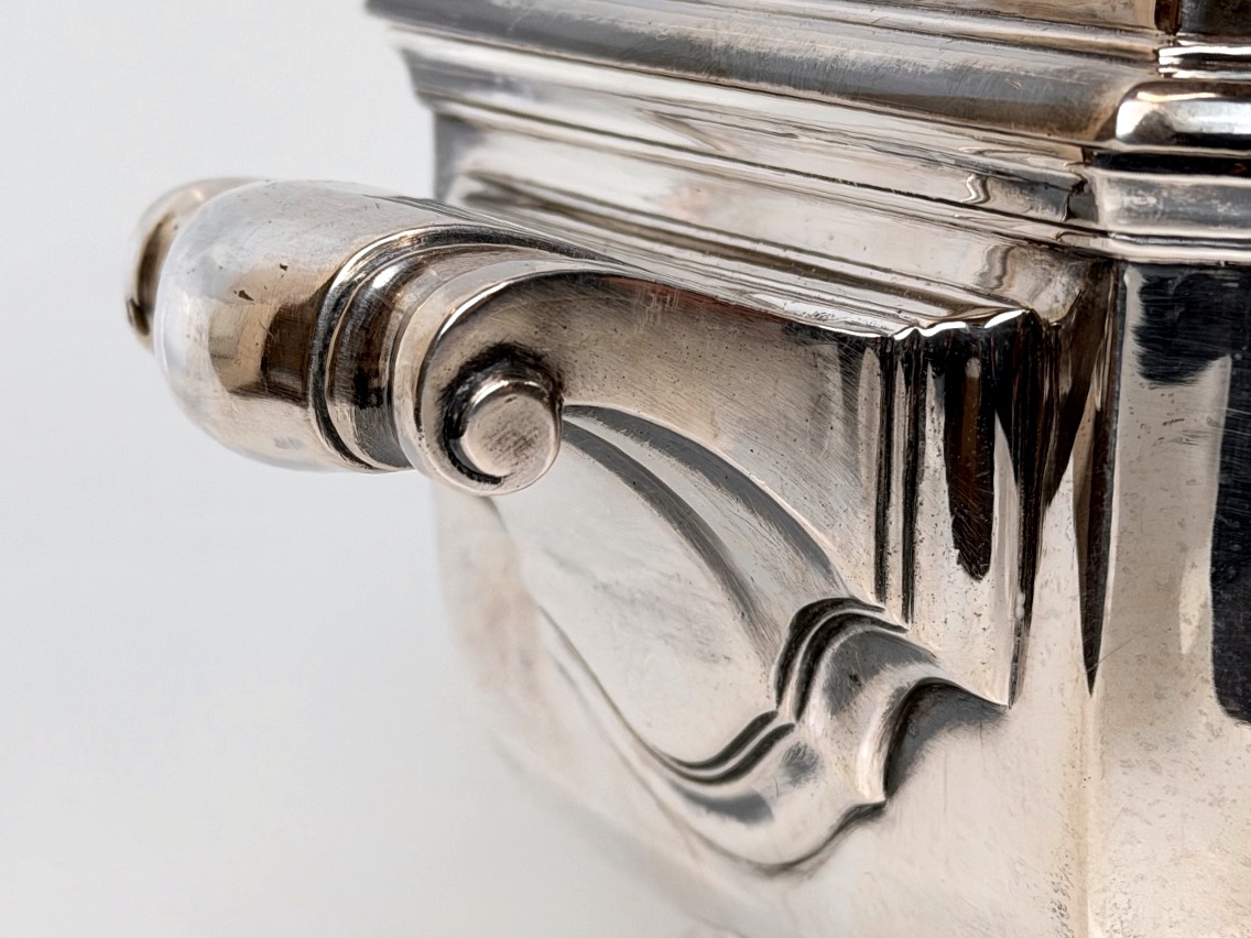 Solid Silver Terrine Or Vegetable Dish By Lapparra-photo-3