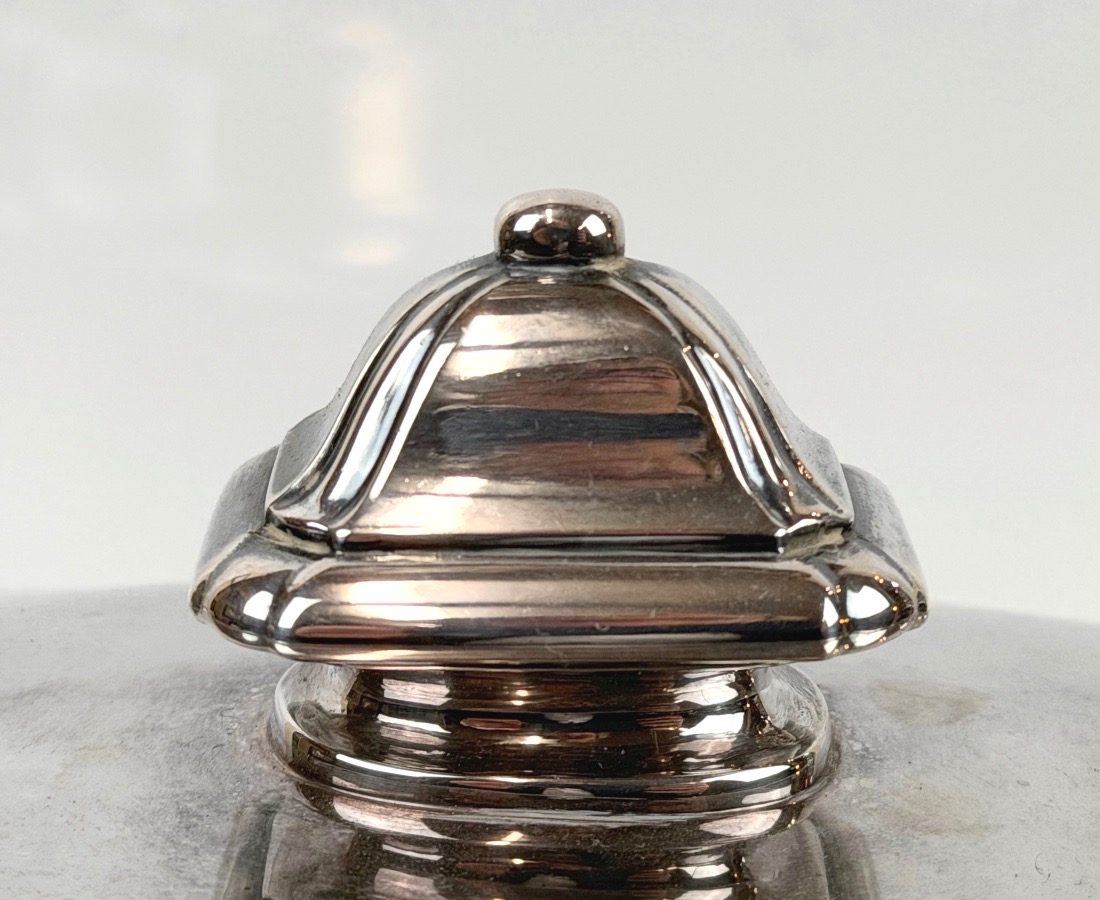 Solid Silver Terrine Or Vegetable Dish By Lapparra-photo-4