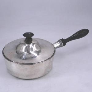 Casserole In Sterling Silver And Paris Wood Handle, 1st Coq