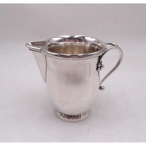 Milk Jug Or Creamer In Sterling Silver Origin Denmark By Jensen