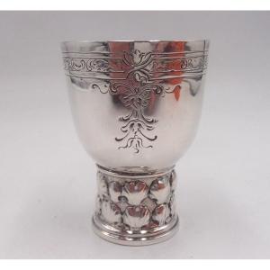 Drinking Cup In Sterling Silver 19th Century
