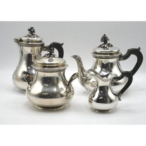 4-piece Tea And Coffee Service In Sterling Silver By Boucheron