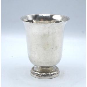 Timbale tulipe En Argent Massif époque 18ème