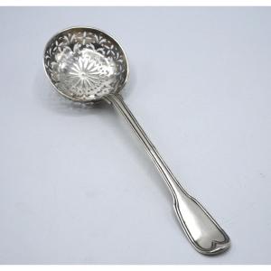 18th Century Solid Silver Sugar Spoon, Toulouse