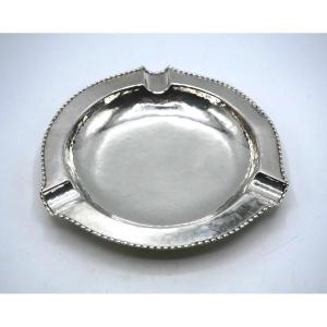 Solid Silver Tripod Ashtray